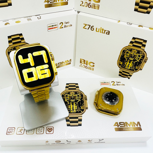 Z76 Ultra Smart Watch- Series 8 Golden