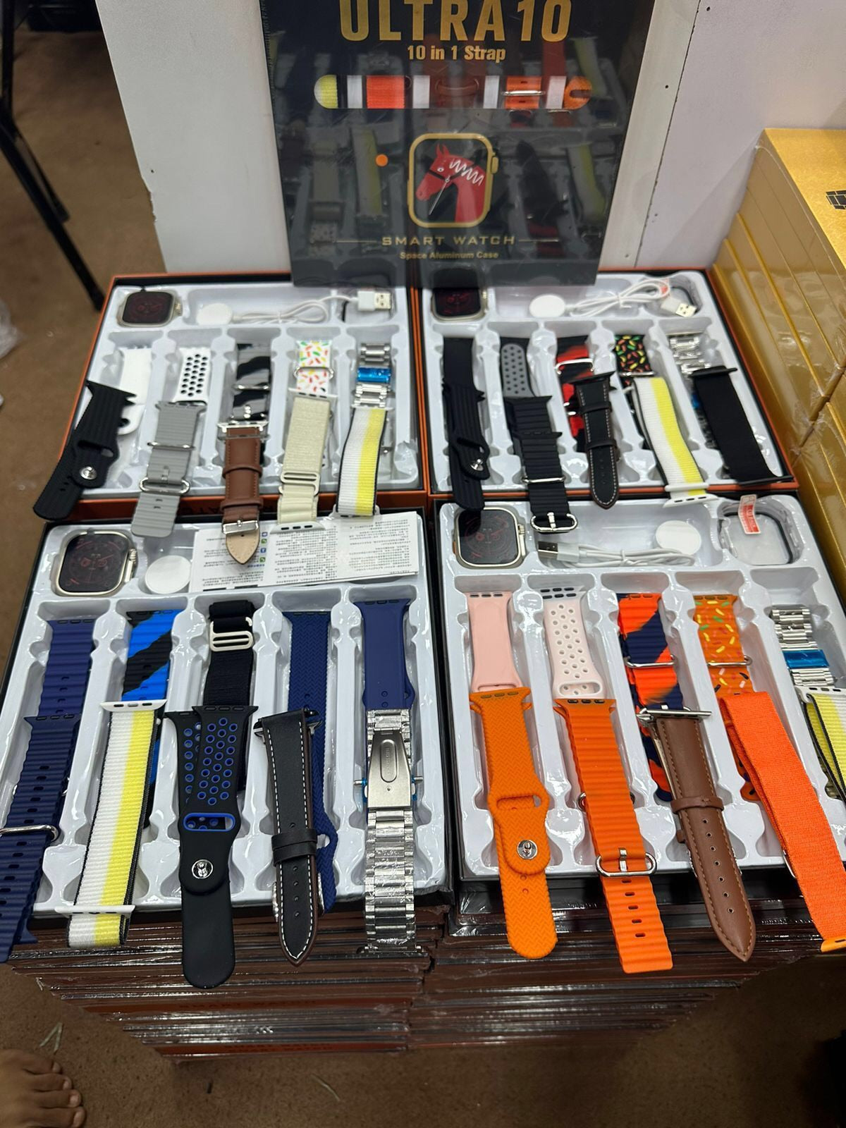 Ultra 10 Smart Watch  10 in 1 strap