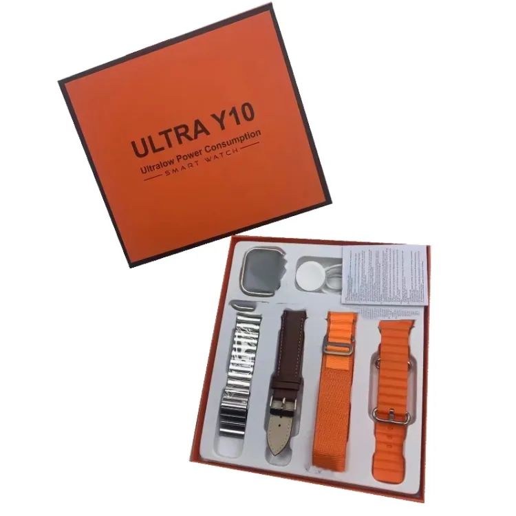 ULTRA Y10 Connected Watch With 4 Bracelets