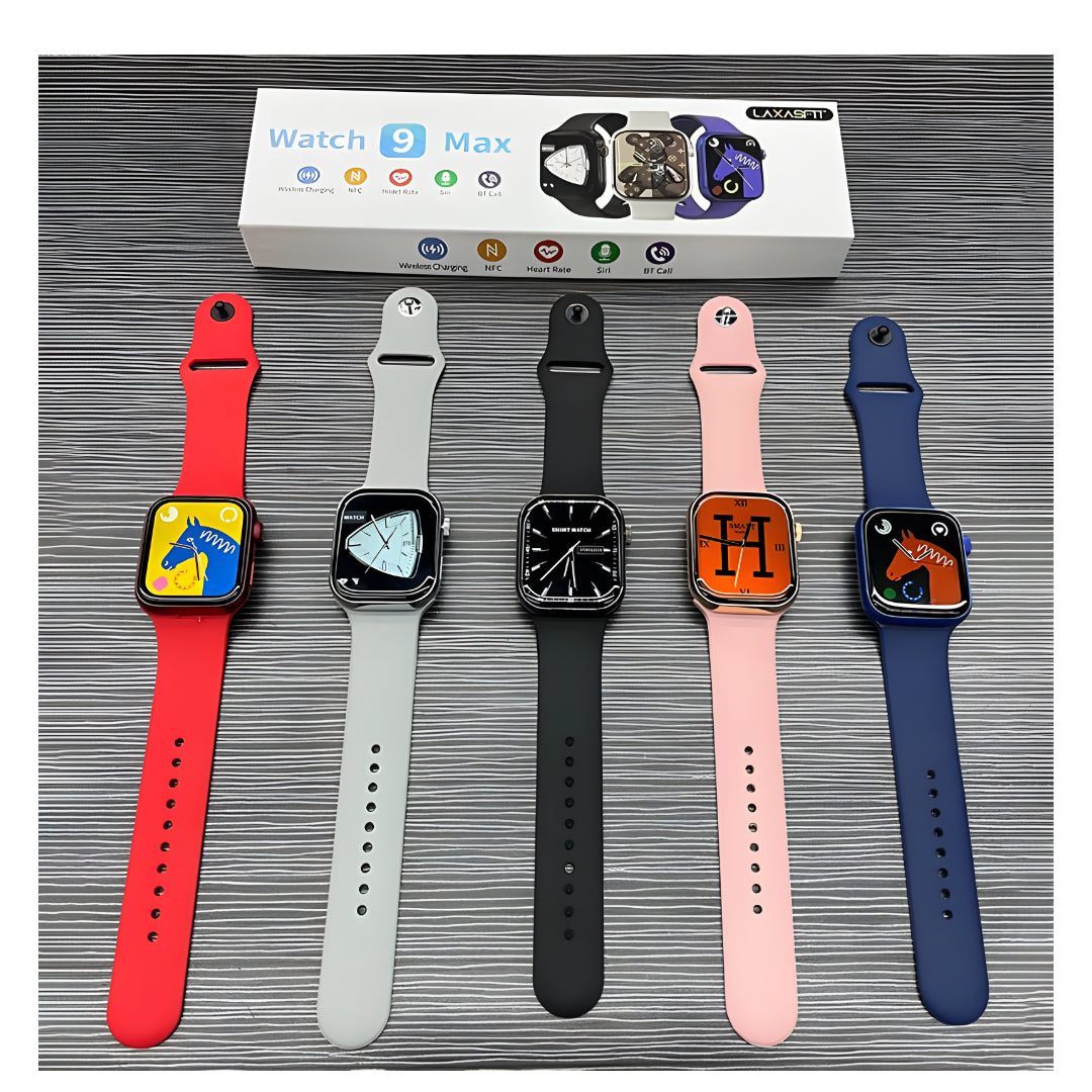 Watch 9 Max Smart Watch - AMOLED Dispay - Edge Shape Smart Watch