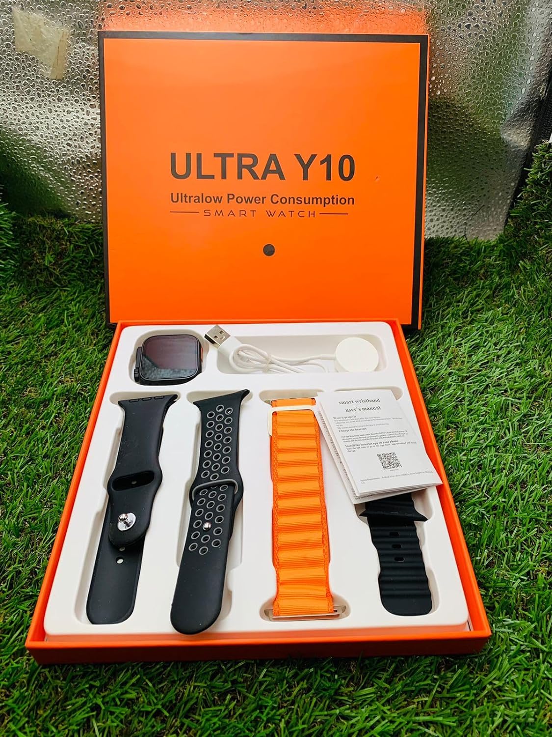 ULTRA Y10 Connected Watch With 4 Bracelets